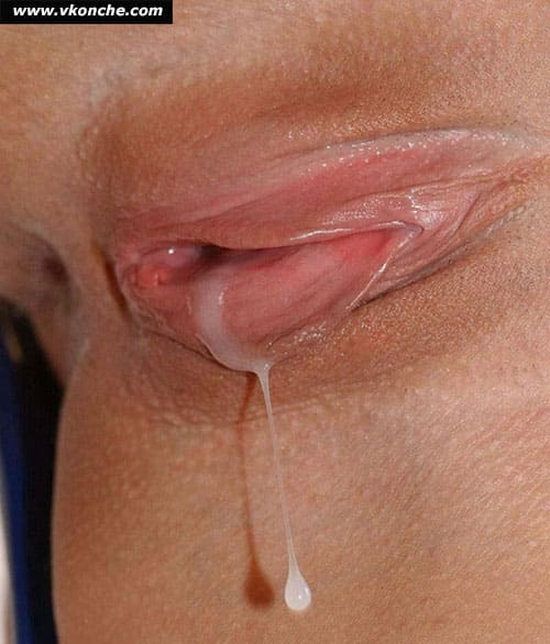 Половые губы и клитор в сперме подборка фото